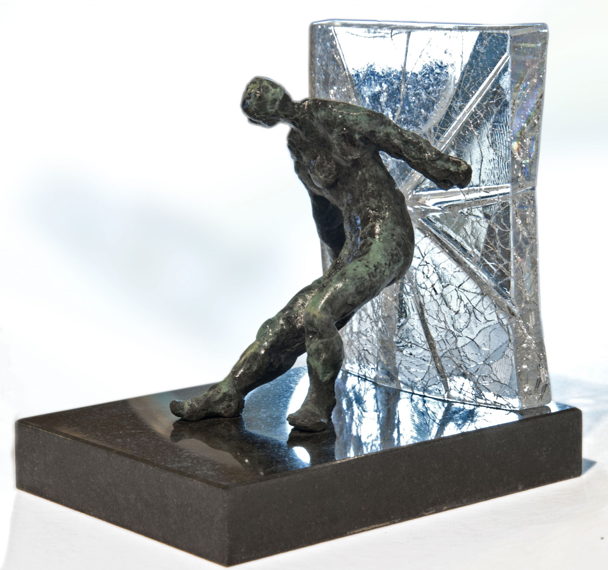 CEM SAĞBİL &nbsp;Reaktio &nbsp; 2013 &nbsp;e.4/12 &nbsp;19x19x14cm &nbsp;bronz