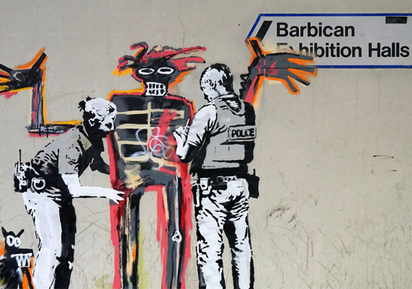 Basquiat Sergisinde Banksy Karşılaması