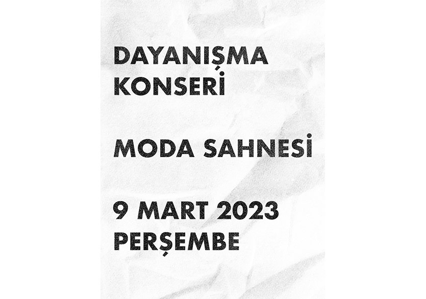 HOOD Base Dayanışma Konseri Mart’ta Moda Sahnesi’nde