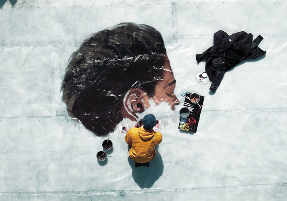 Kanada Buzullarında Sanat