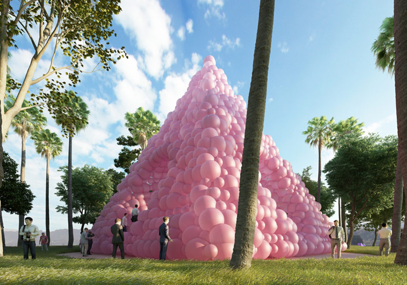 Fransız Sanatçının Sürreal Piramidi