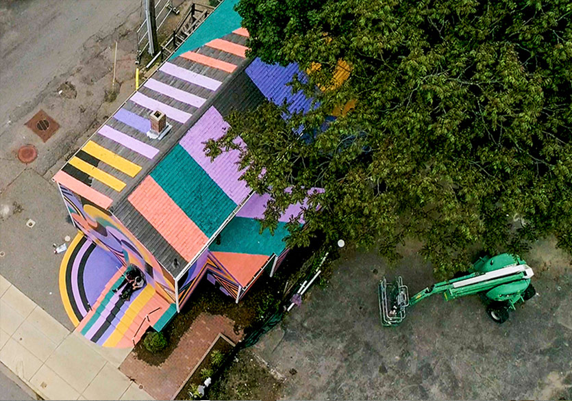 Metruk Binaya Sanatsal Müdahale