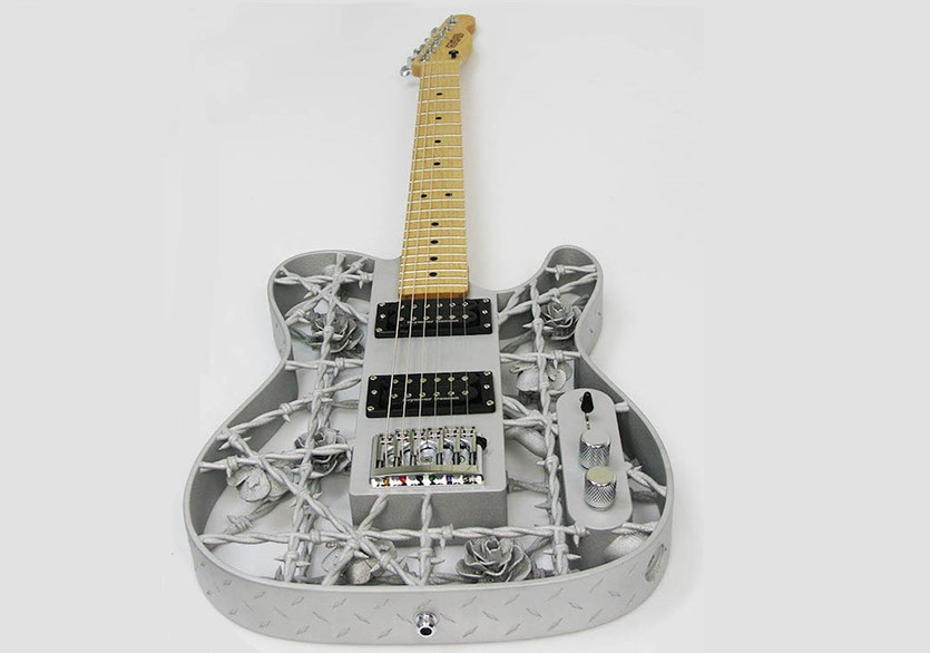 Üç Boyutlu Yazıcı İle Hazırlanmış İlk Alüminyum Gitar
