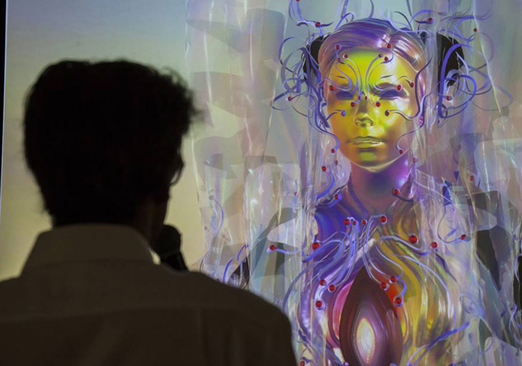 Björk Sergisinin Açılışına Avatar Olarak Katıldı 