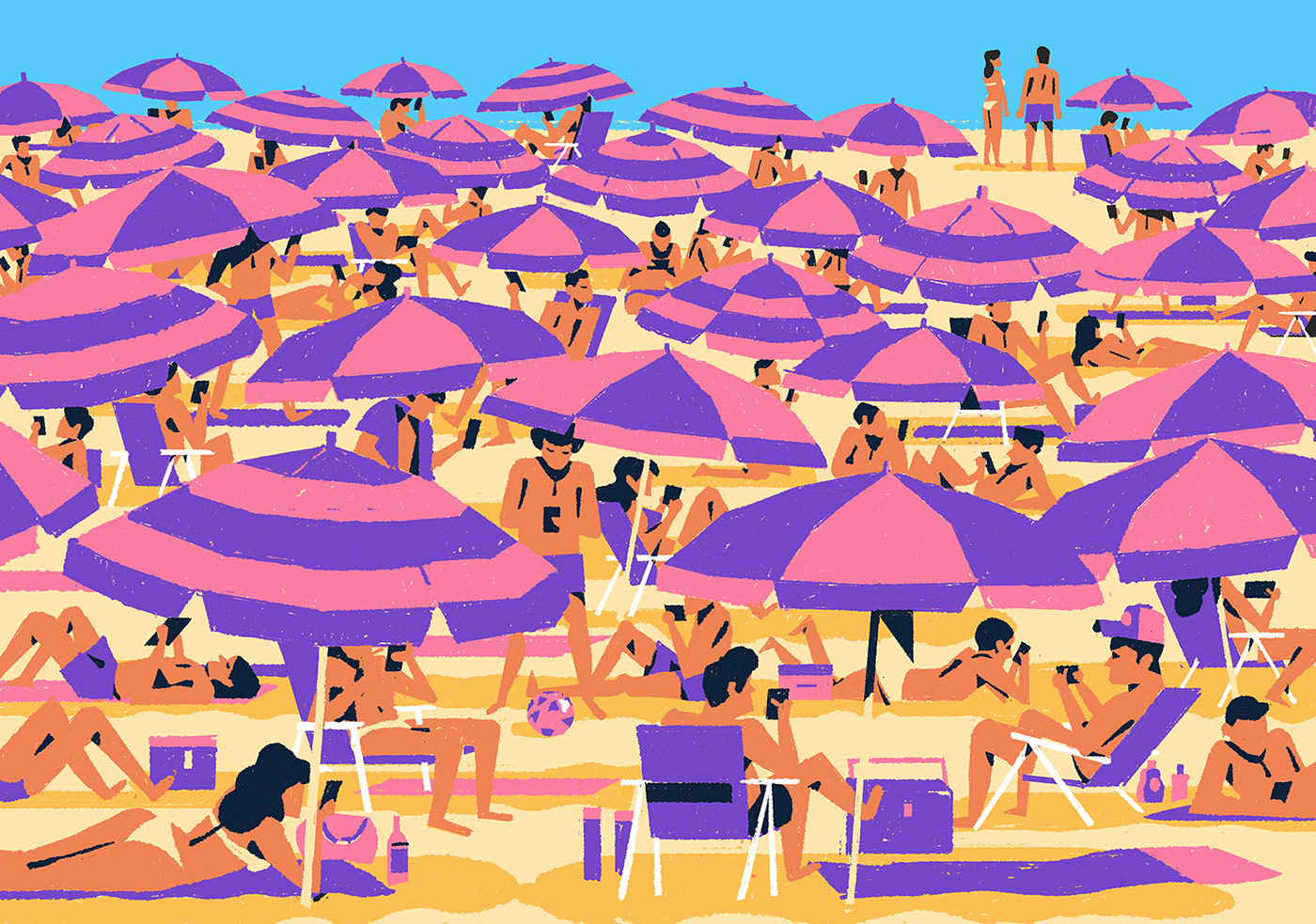 Şehrin Kaosu İllüstrasyonlara Yansıyor