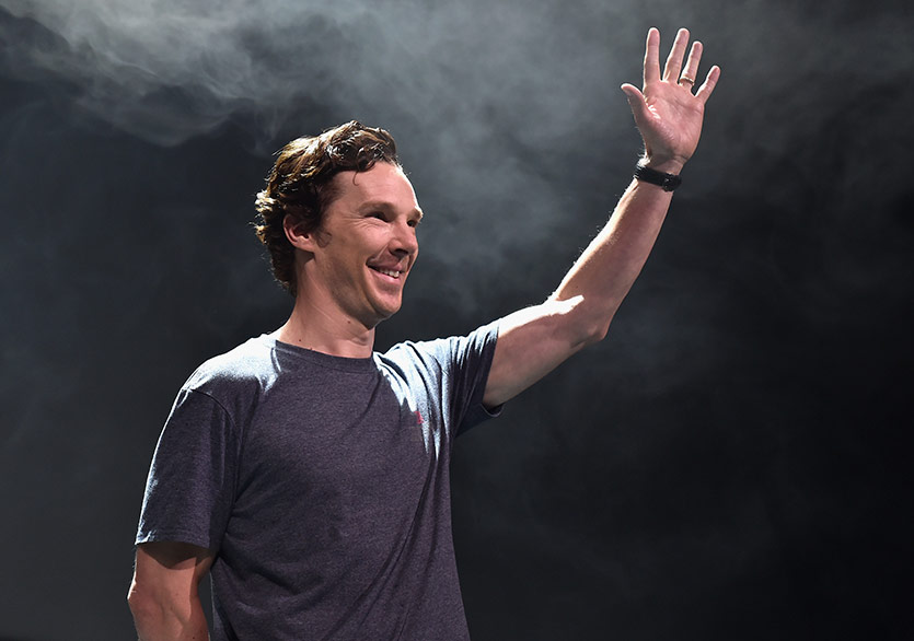 Benedict Cumberbatch ve David Gilmour Aynı Sahnede