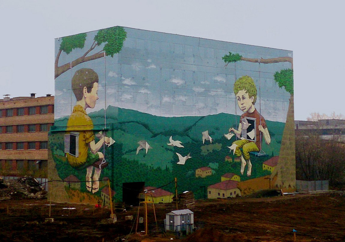 Qbic’ten Moskova’ya İki Dev Mural