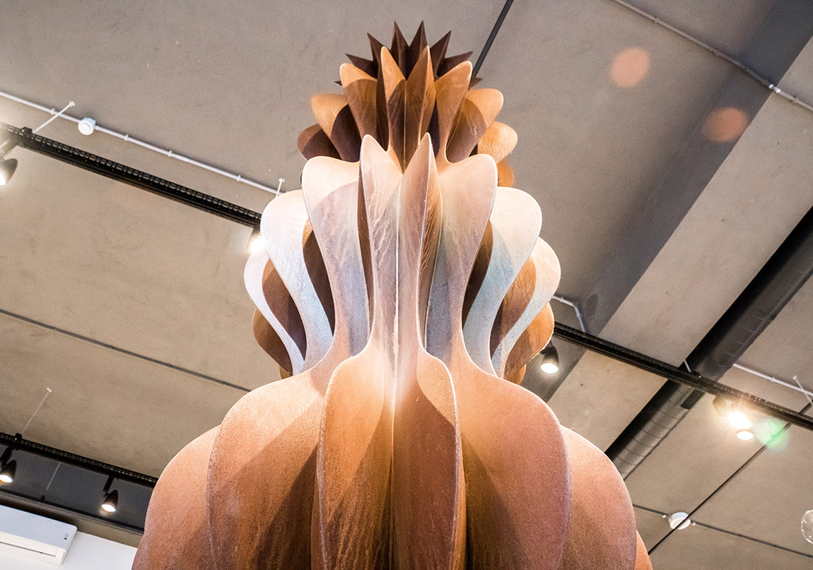 Doğadan Esinlenmiş Çelik Heykeller