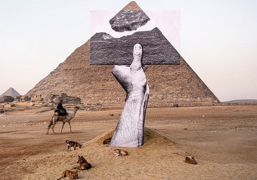 4500 Yıllık Giza Piramitlerindeki İlk Çağdaş Sanat Sergisi: “Forever Is Now”