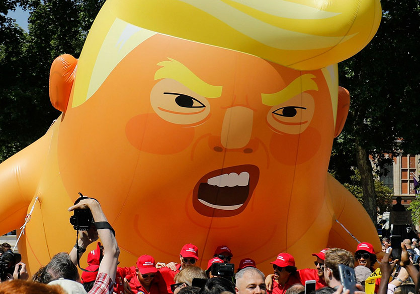 Müzeler Trump Baby’nin Peşinde!