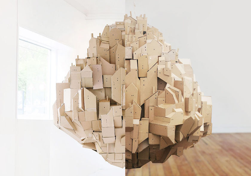 Yüzen Karton Şehirler