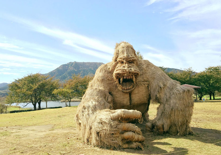 Wara Art Festival Kapsamında Pirinç Saman Heykelleri