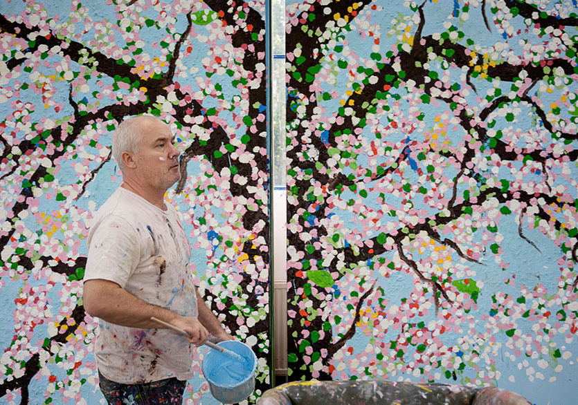 Damien Hirst’ün Yeni Sergisi “Cherry Blossoms” Paris’te