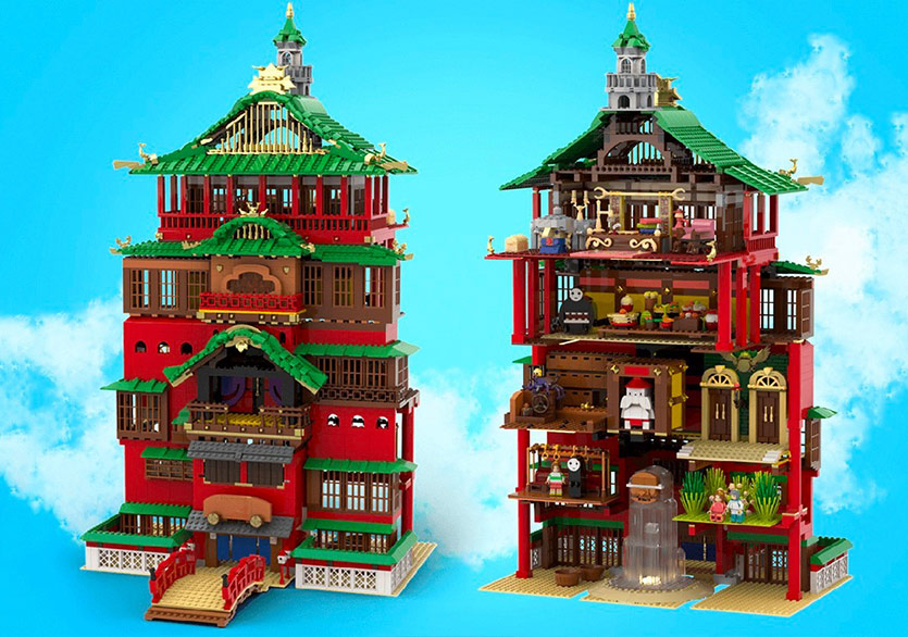 Studio Ghibli’nin Spirited Away’inin Banyosu Bir Lego Seti Olursa