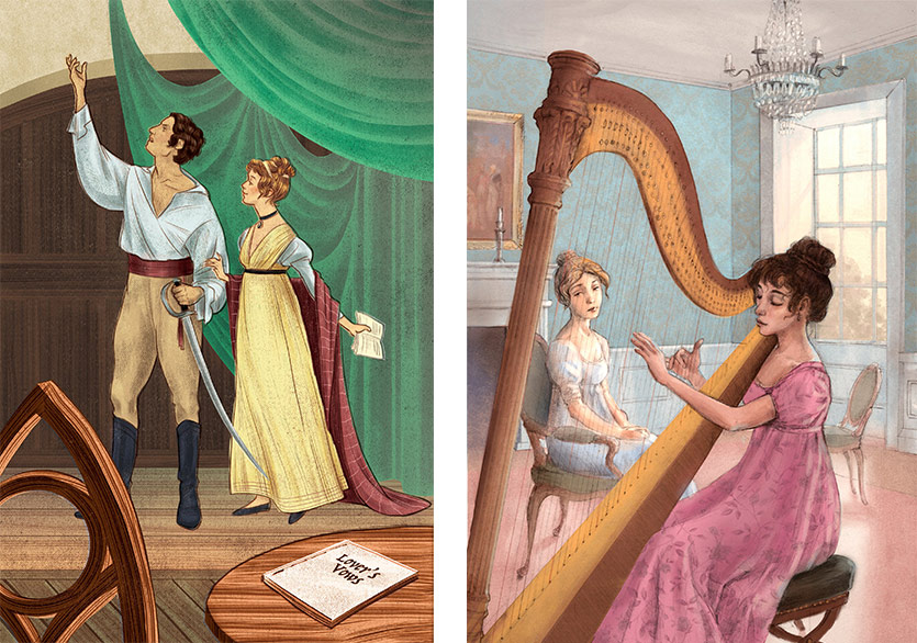 Jane Austen’ın 23 İllüstrasyonla Mansfiel Parkı