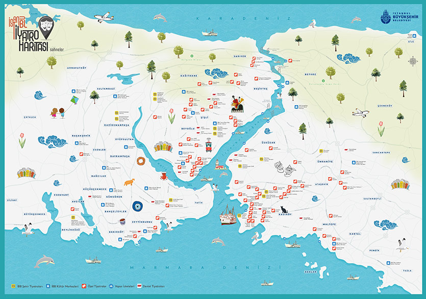 İstanbul’un Tiyatro Haritası Yayımlandı