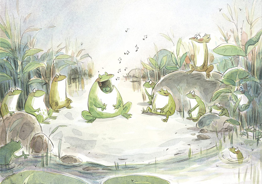 Sesi Karga Gibi Olan Bir Kurbağanın Hikâyesi