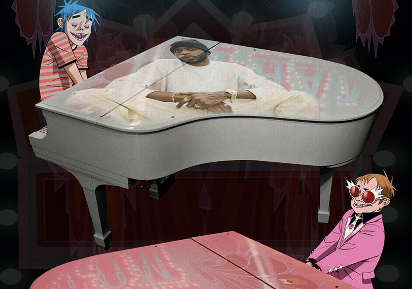 Elton John ve 6LACK’li Bir Gorillaz Şarkısı