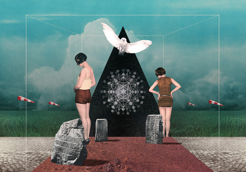 Vintage Fotoğraflar Uzay Çağı İle Birleşirse