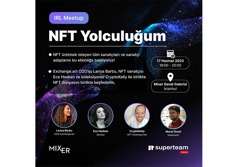 “NFT Yolculuğum” 17 Haziran’da Mixer’de