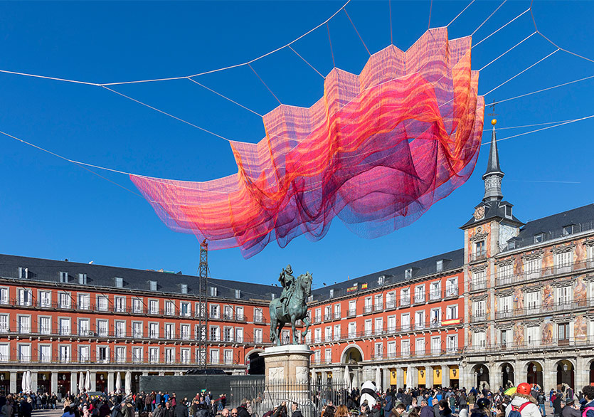 Madrid’in İplikten Heykeli