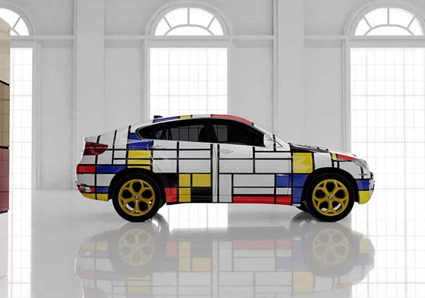 Vasily Klyukin’in Oto Mondrian’ları