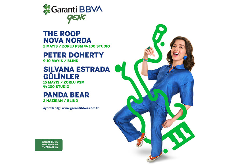 Garanti BBVA Genç Konserleri Devam Ediyor