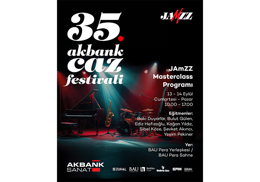 35. Akbank Caz Festivali JAmZZ Masterclass Programı İçin Başvurular Başladı