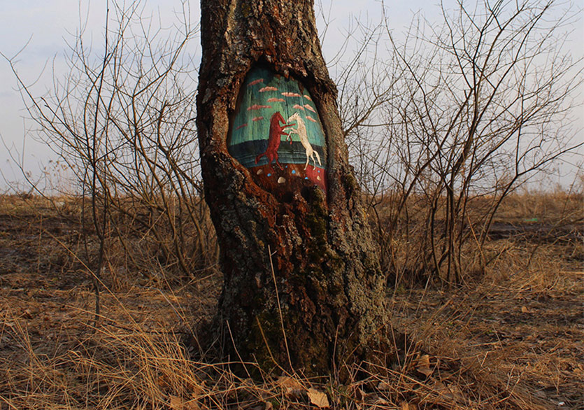 Ağaçlardaki Fantastik Sahneler