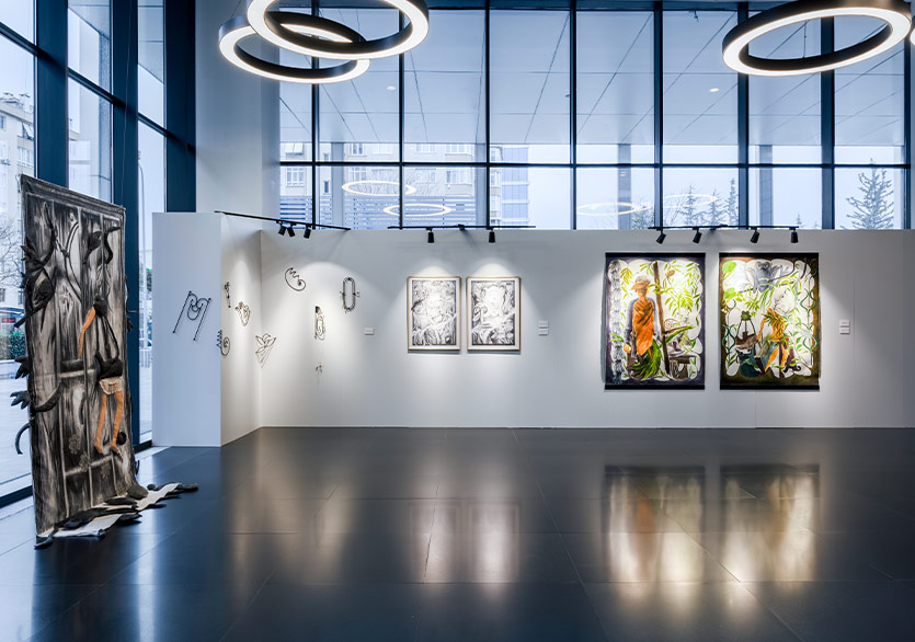 Gonca Sezer’in “Yaşarken Açılan Kapı” Sergisi Quick Art Space’te