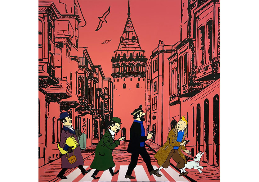 Hamid Tolouei Fard’ın “Tenten İstanbul’da” Sergisi RED art Istanbul’da