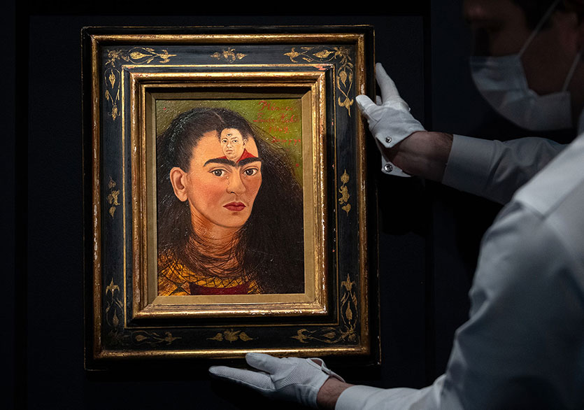 Frida Kahlo’nun Kendi Portresi Diego Rivera’nın Satış Rekorunu Kırdı