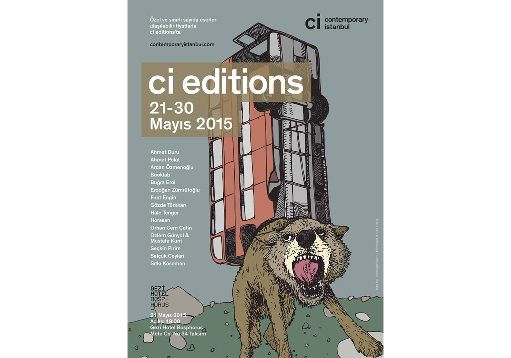  CI Editions Gezi Hotel Bosphorus'da