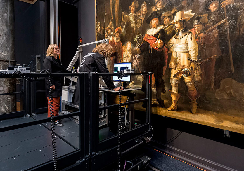 Rembrandt’ın Night Watch’una Halka Açık Restorasyon