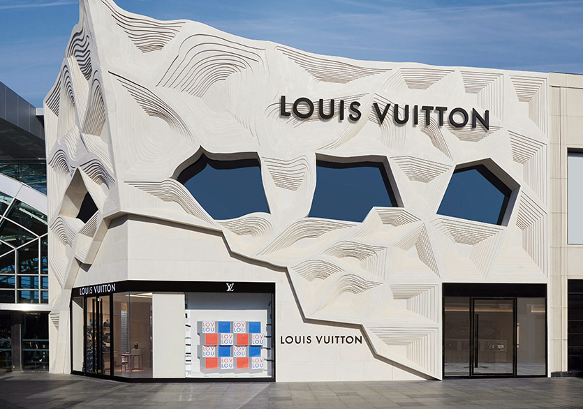 Louis Vuitton Mağazasına Seçkin Pirim Tasarımı