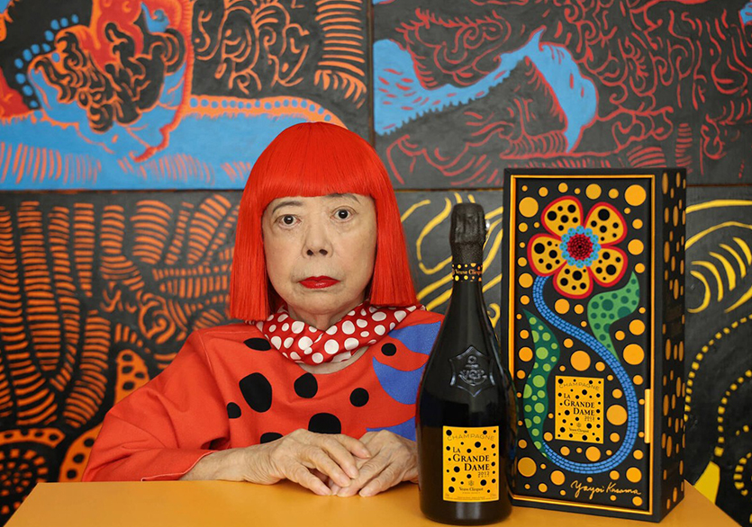 Yayoi Kusama x Veuve Clicquot La Grande Dame’den Şampanya İş Birliği