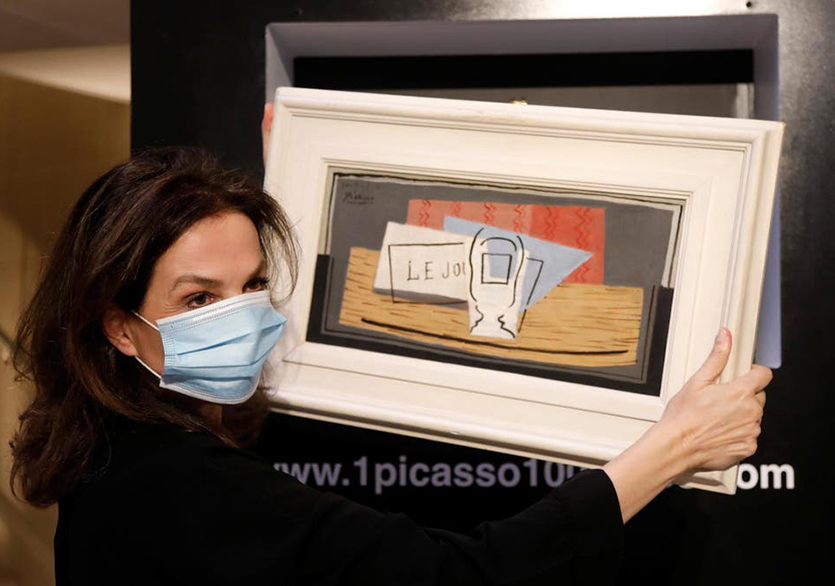 İtalyan Kadın Çekilişten Picasso Tablosu Kazandı