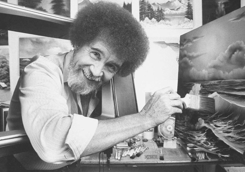 Bob Ross’un Resimleri Virginia’da Bulundu