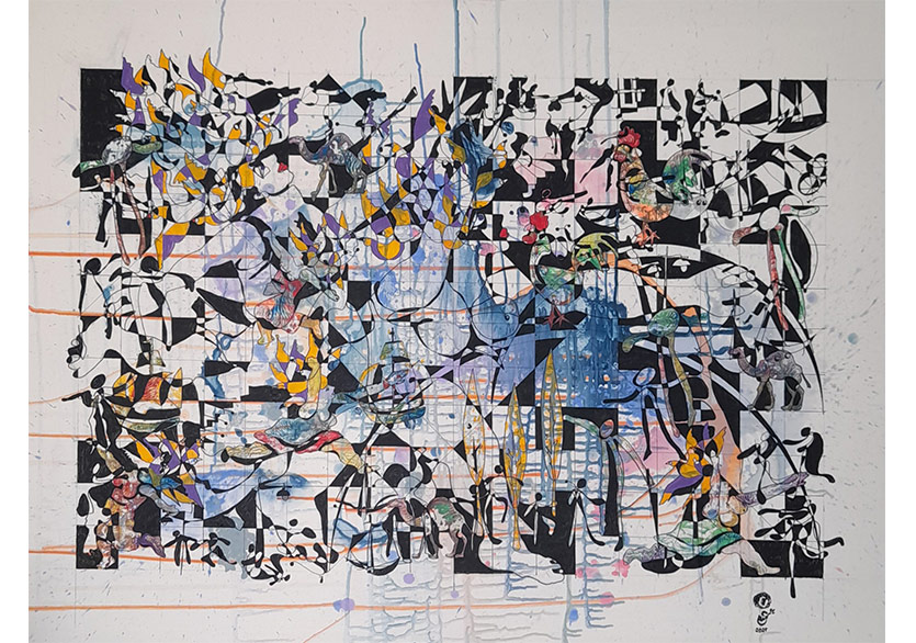 Selçuk Alten “Düşünce Haritaları V” Sergisiyle Siyah Beyaz Özel Şeyler’de