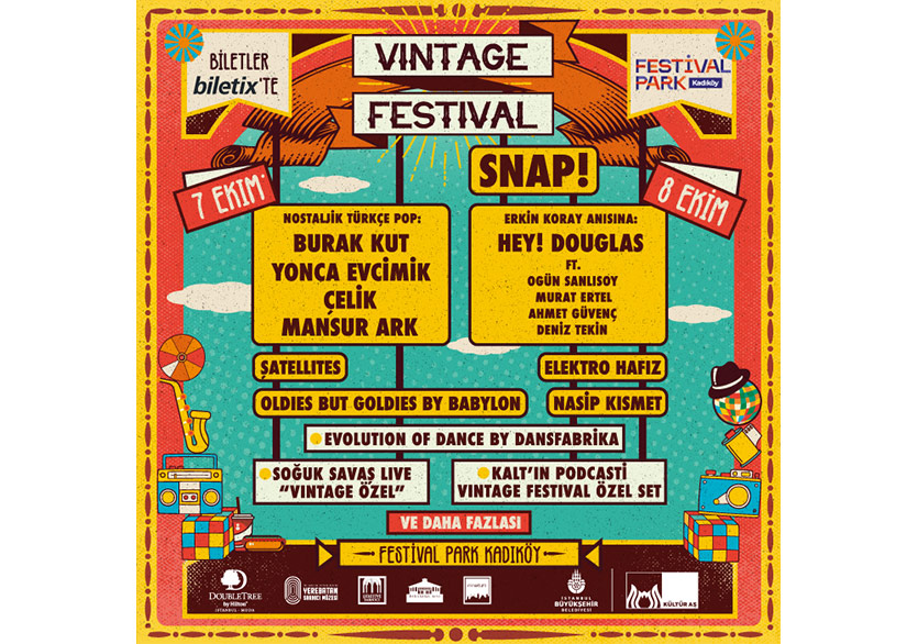 Hey! Douglas “Erkin Koray Anısına” Projesi ile Vintage Festival’de