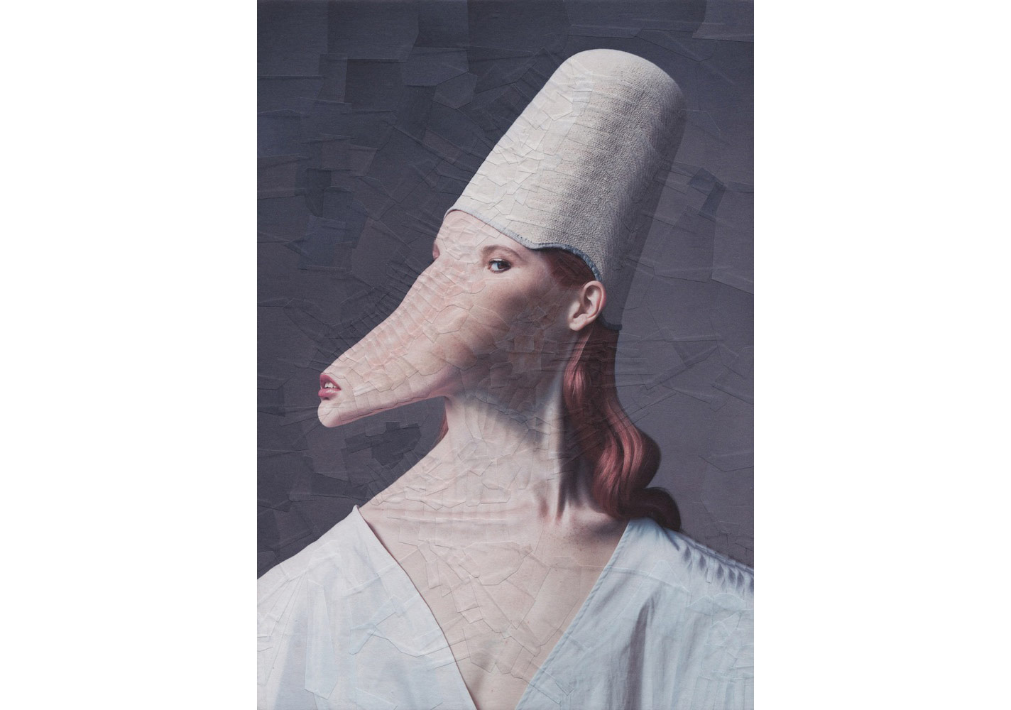 Kolaj Tekniği ile Üretilen Gerçeküstü Portreler