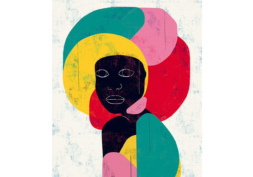 Luciano Cian’ın Renkli Geometrik Modern Kadınları