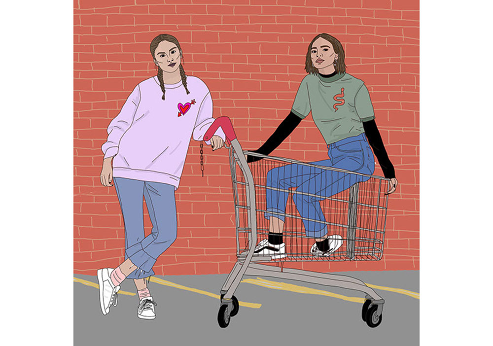 Kalabalık Şehirler İçin İllüstrasyonlar