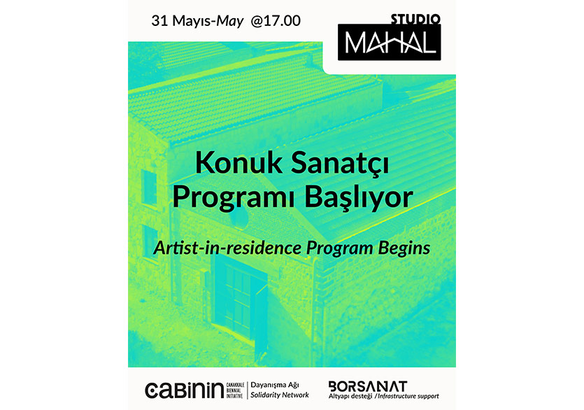 Yeni Konuk Sanatçı Programı: “StudioMAHAL KSP” 