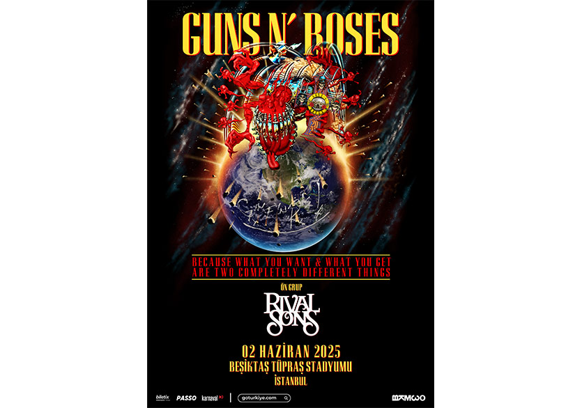 Guns N’ Roses Konser İçin Geri Sayım Başladı