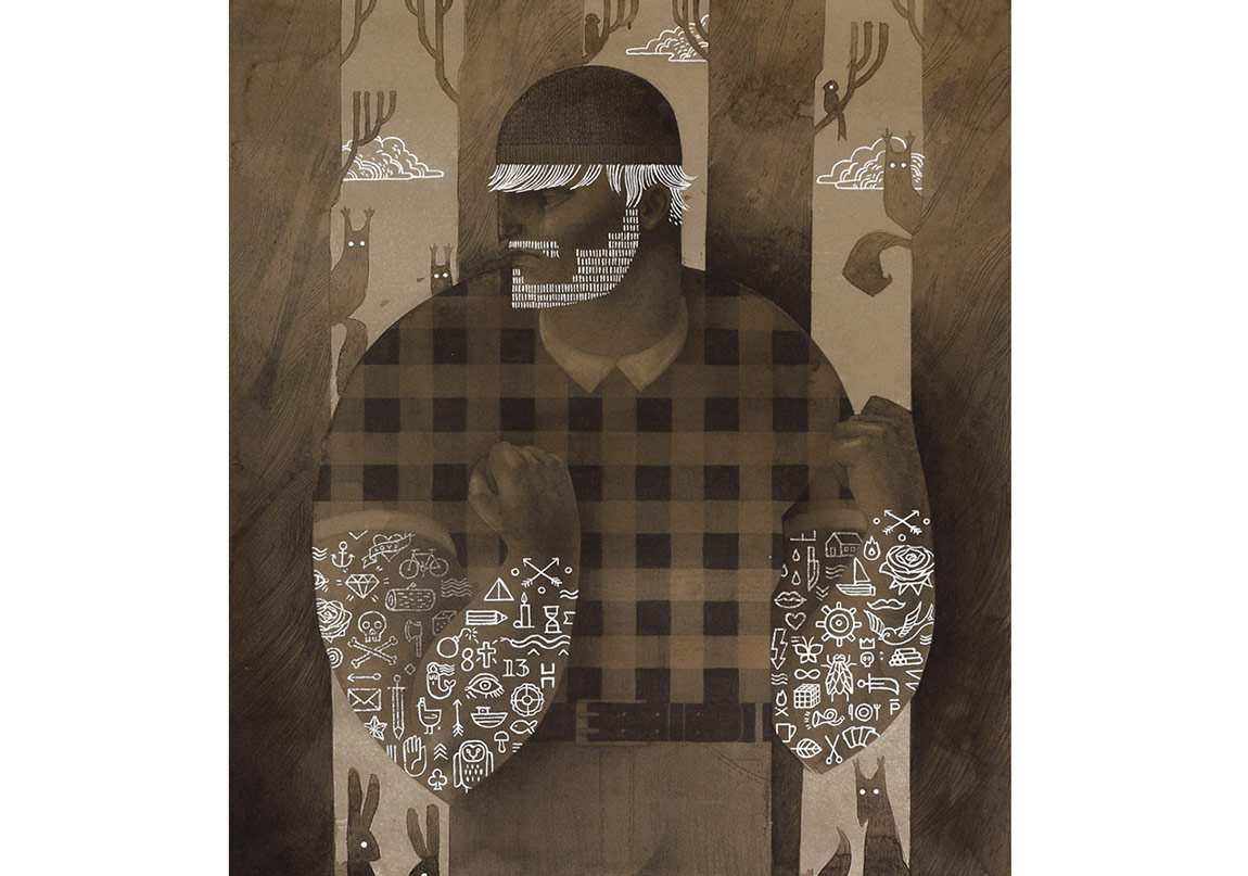 Mistisizmden Beslenen Karamsar İllüstrasyonlar