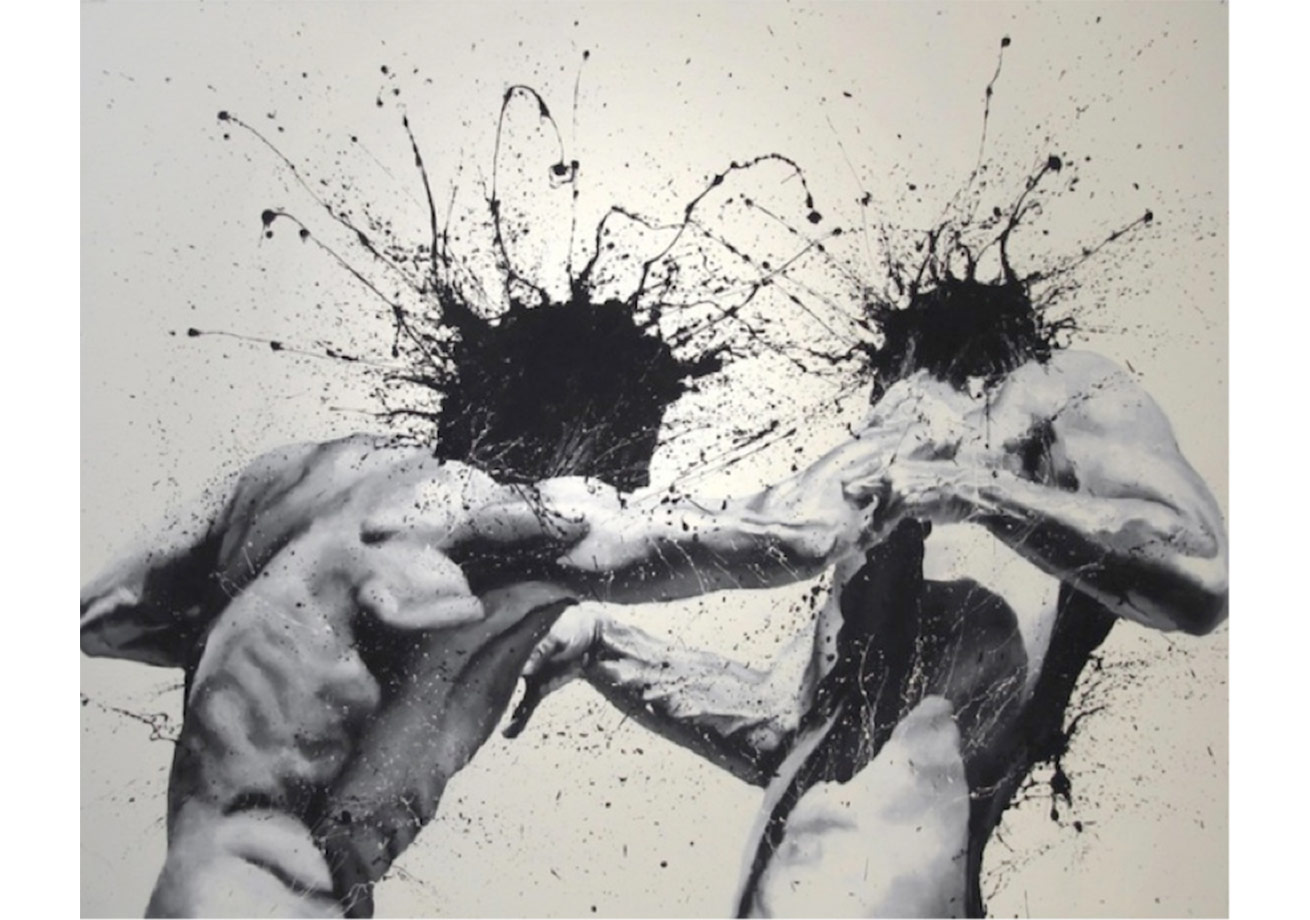 Разрыв рисунок. Эмоциональные картины художника Paolo Troilo. Современный художник график Паоло Троило. Паоло Троило художник-самоучка.