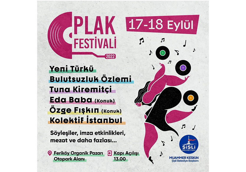 2. Şişli Plak Festivali 17-18 Eylül’de Gerçekleşecek