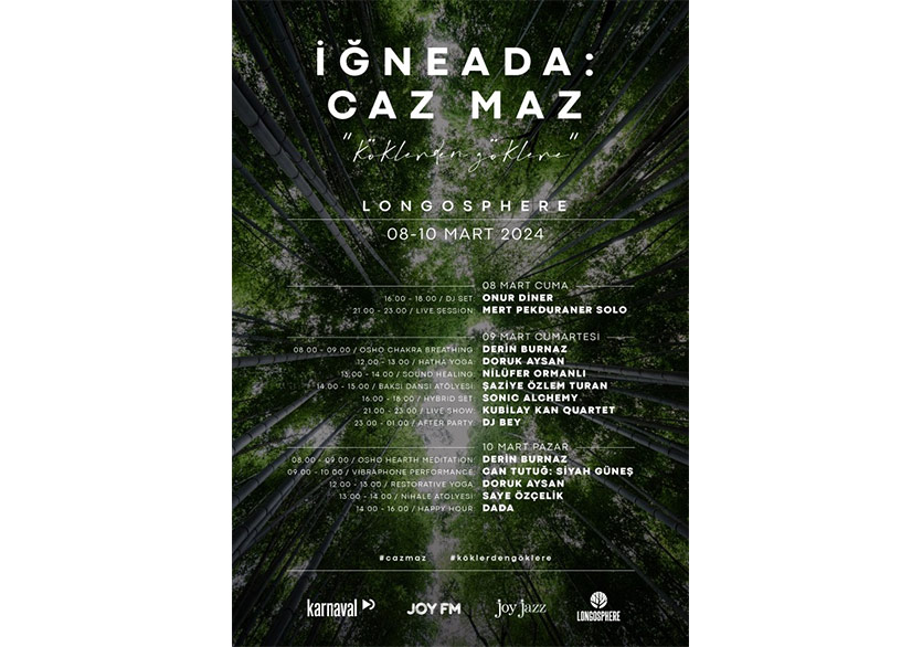 “İğneada: Caz Maz”ın Programı Açıklandı