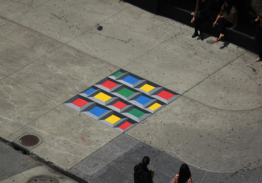 Mathieu Connery’nin Akıl Karıştırıcı Zemin Resimleri
